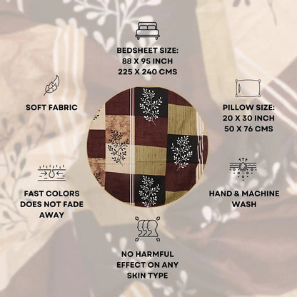 Imperial Blooms Queen Bed Bedsheet