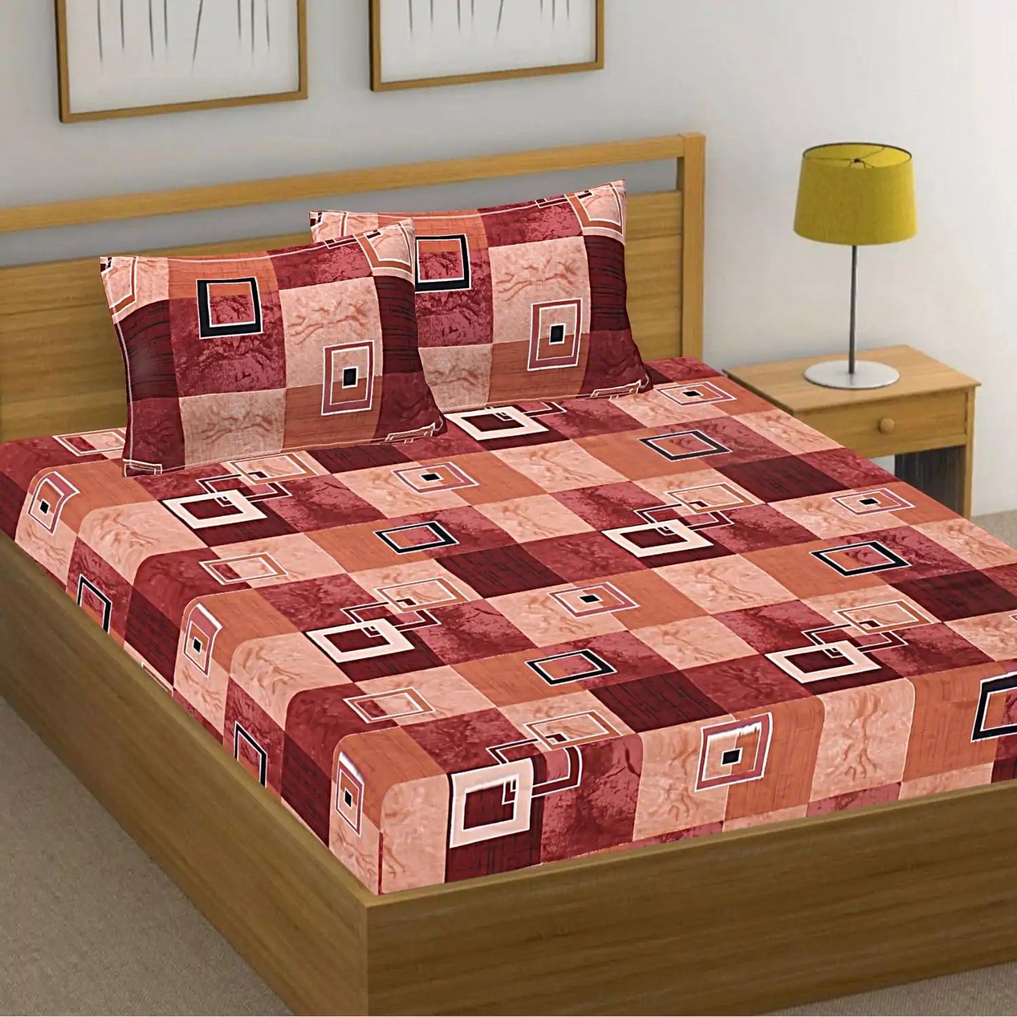 Checkmate Double Bed Bedsheet
