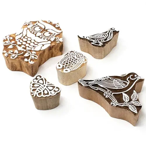 Birdies Wooden Stamps