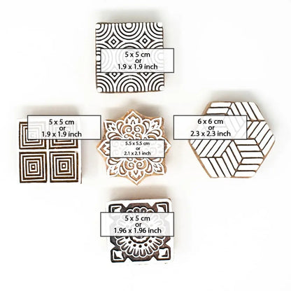 Geometric & Floral Blocks