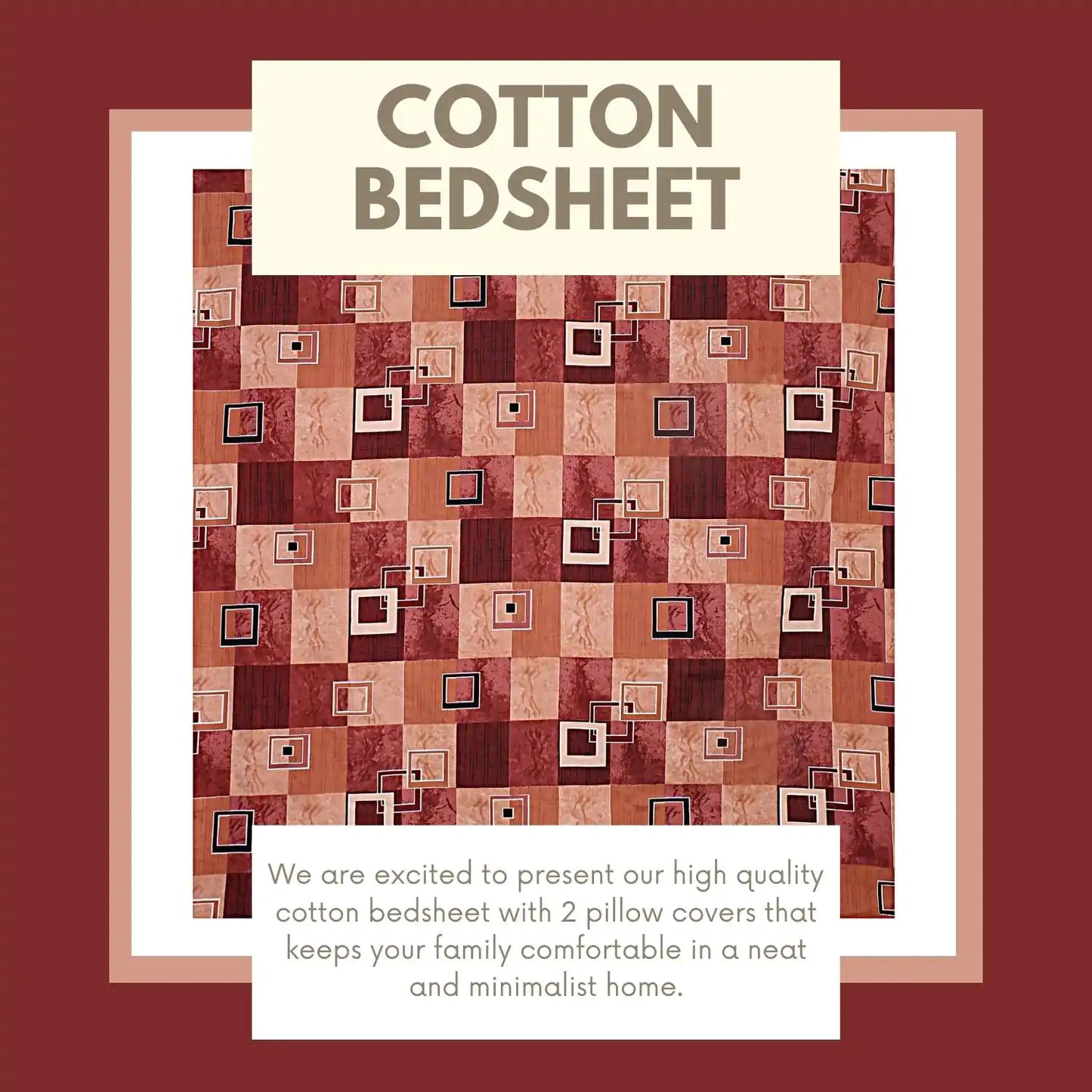 Checkmate Double Bed Bedsheet