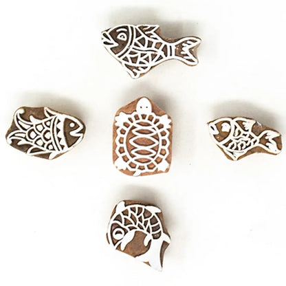 Fish & Turtle Tattoo Blocks