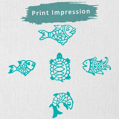 Fish & Turtle Tattoo Blocks