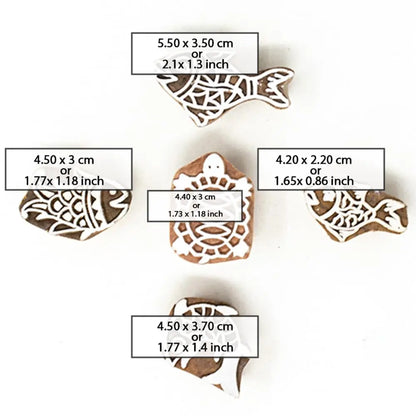 Fish & Turtle Tattoo Blocks