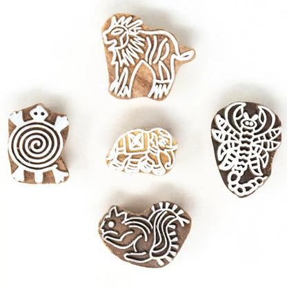 Jungle Theme Wooden Block Set