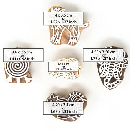 Jungle Theme Wooden Block Set