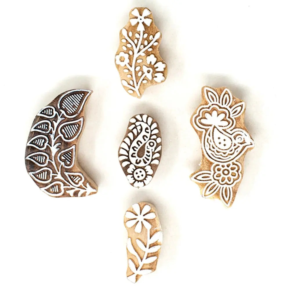 Floral Theme Stamps Set