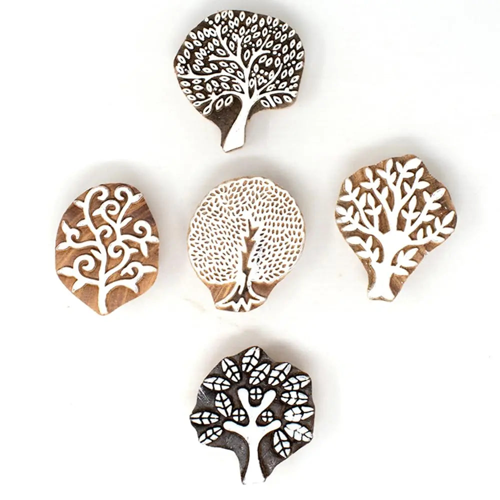Trees Blocks Set of 5