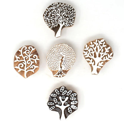 Trees Blocks Set of 5