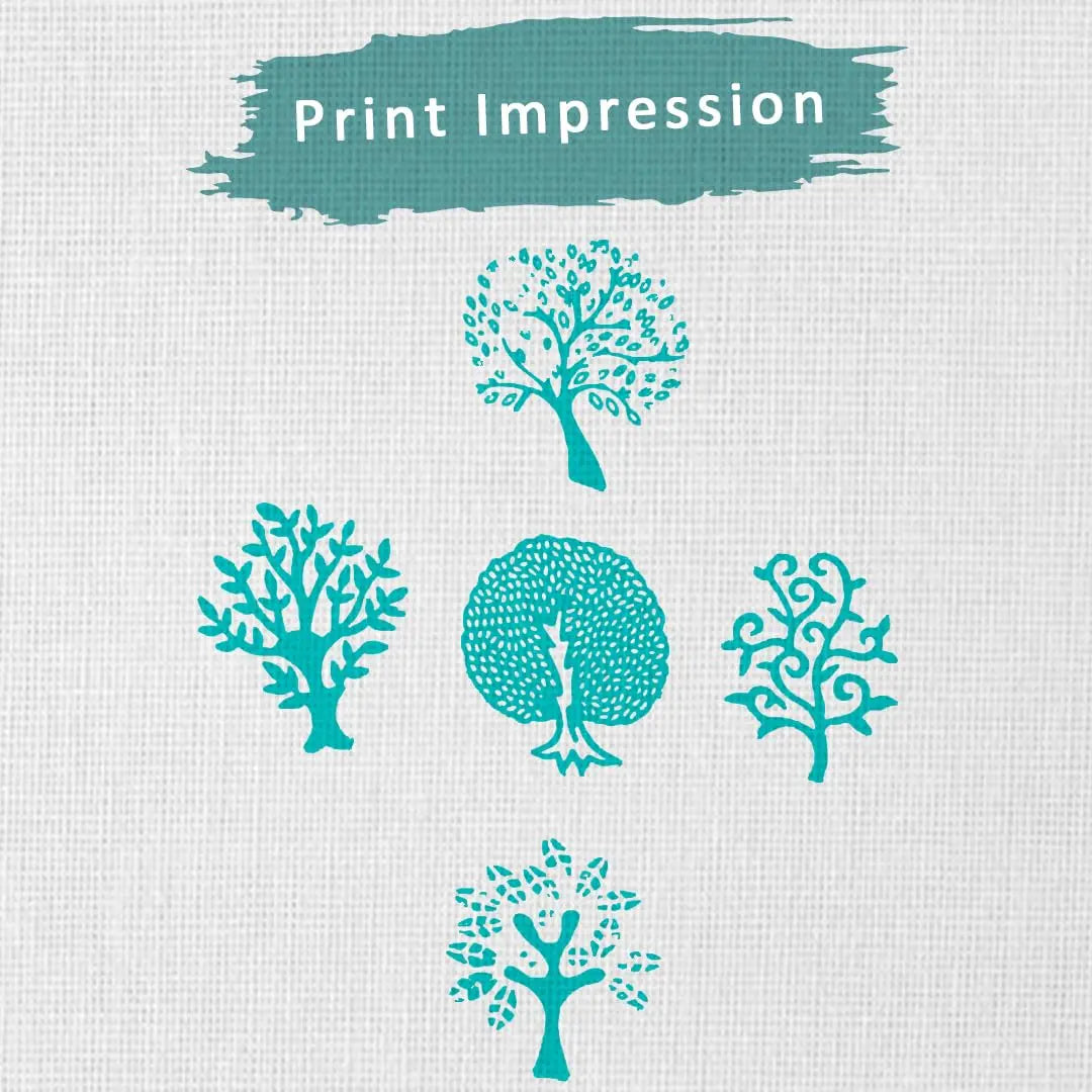 Trees Blocks Set of 5