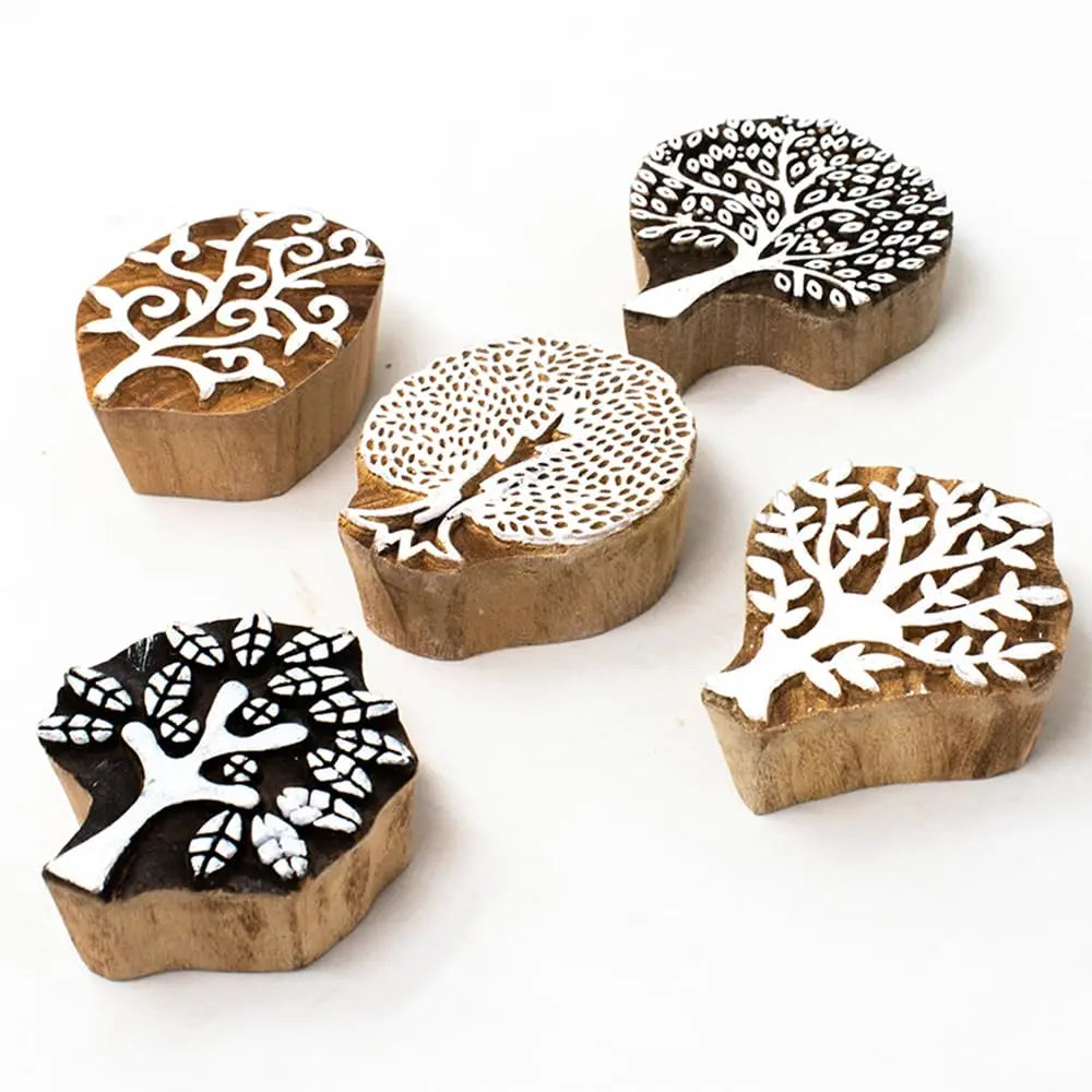 Trees Blocks Set of 5