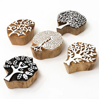 Trees Blocks Set of 5