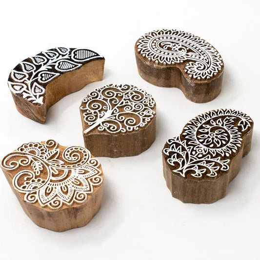 Mughal Boota Blocks Pack of 5