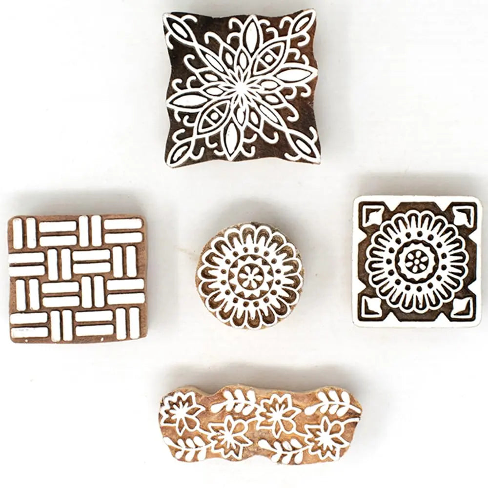 Handmade Printing Stamps of Wood