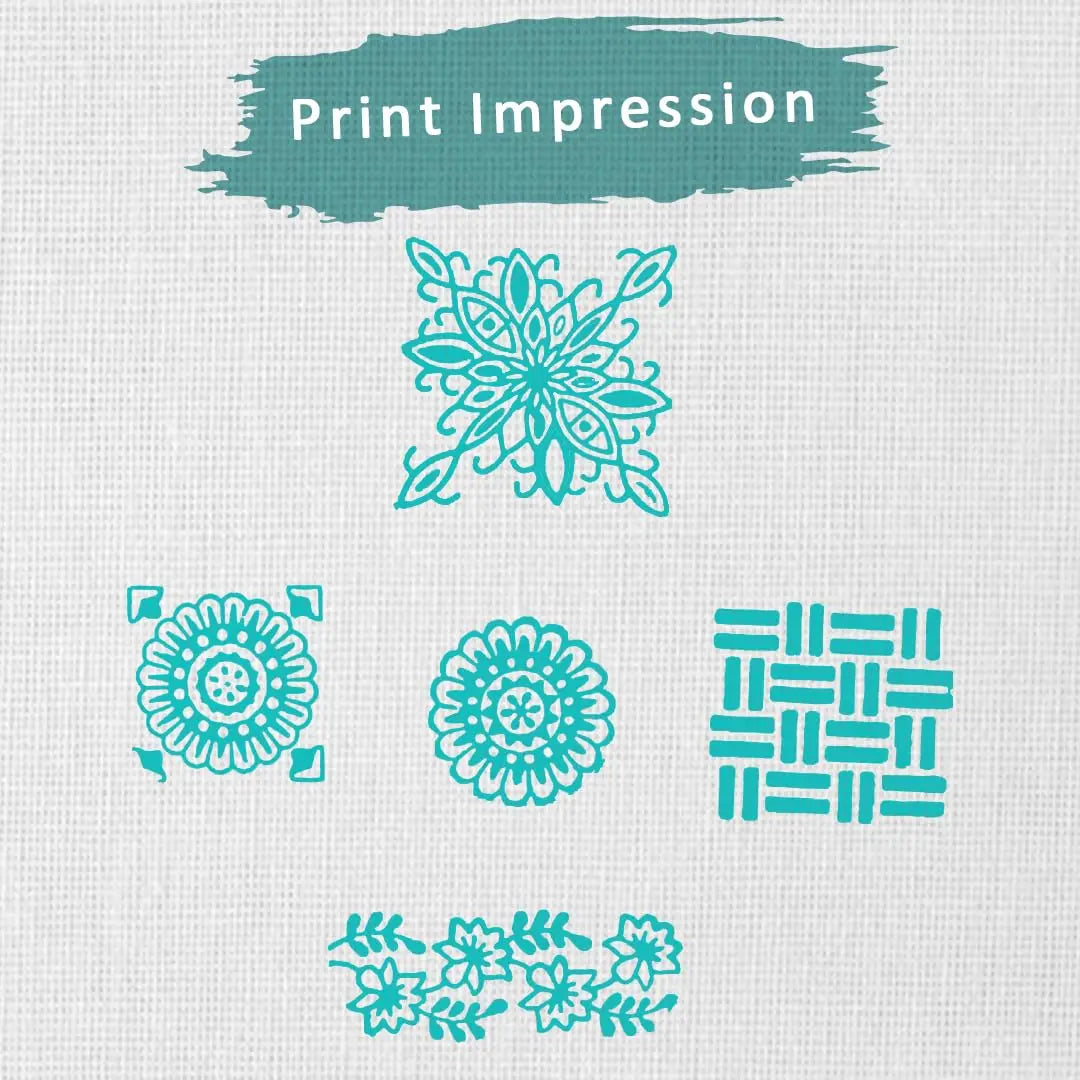 Handmade Printing Stamps of Wood