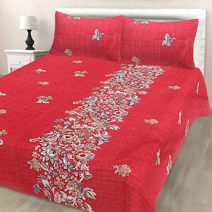 Floral Parade Double Bed Bedsheet