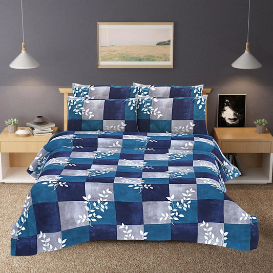 Edna Floral Double Bed Bedsheet