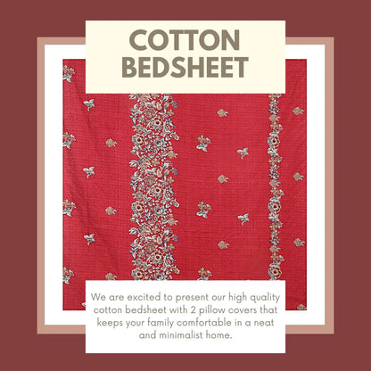 Floral Parade Double Bed Bedsheet