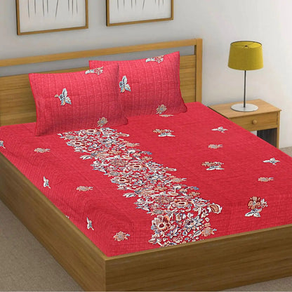 Floral Parade Double Bed Bedsheet