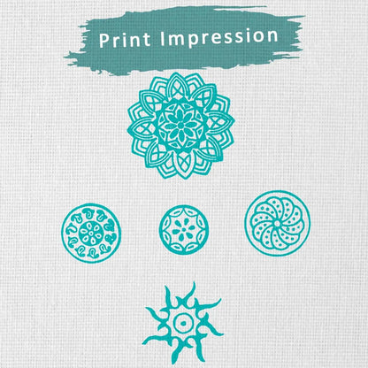 Round Printing Blocks Pack