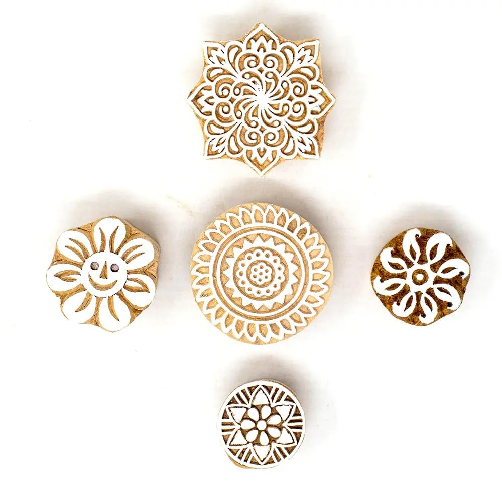 Round Wood Stamps