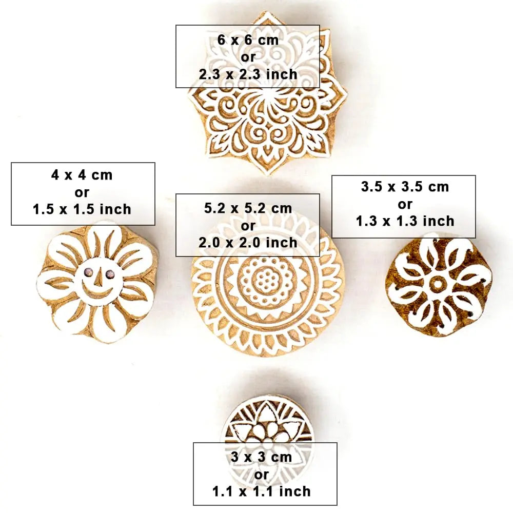 Round Wood Stamps
