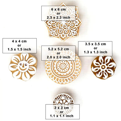 Round Wood Stamps