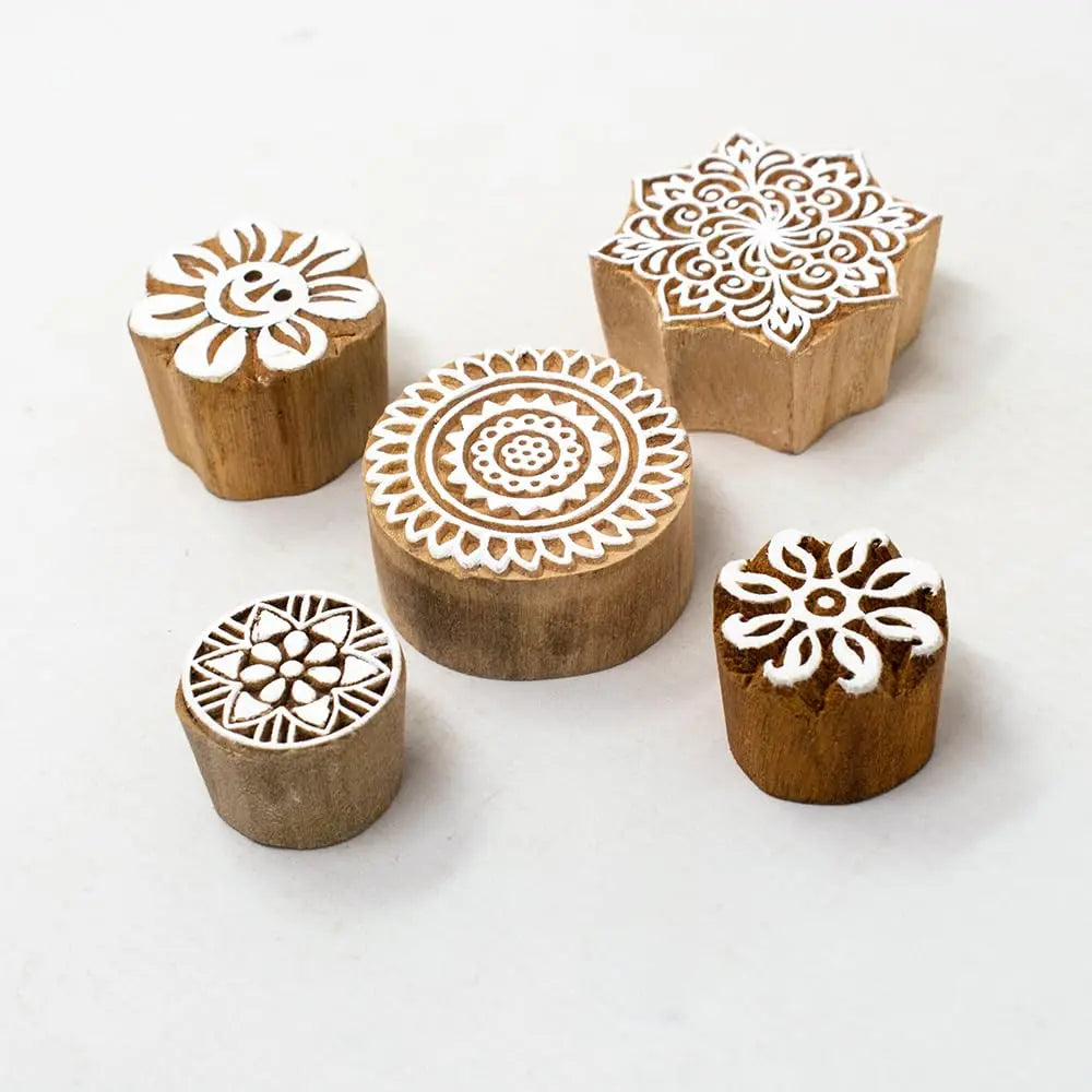 Round Wood Stamps