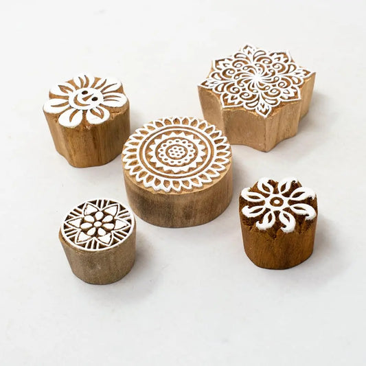 Round Wood Stamps