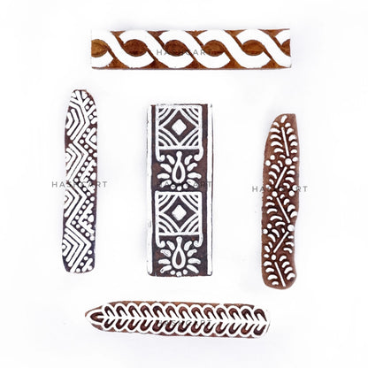 Wooden Blocks for Henna Printing