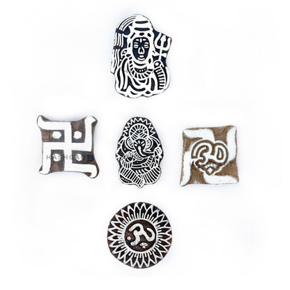 Religious Printing Blocks for Tattoo Print