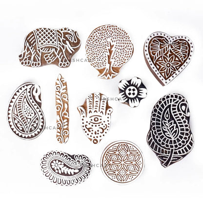 Wooden Printings Blocks & Stamps