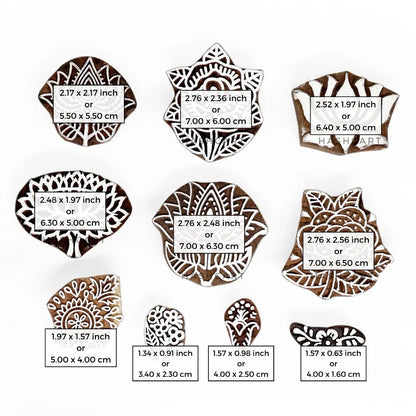 Lotus Block Printing Designs