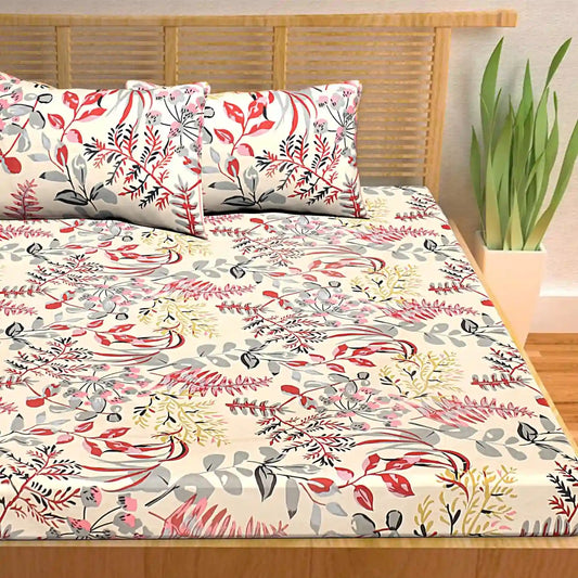 Floral Fest Double Bed Bedsheet