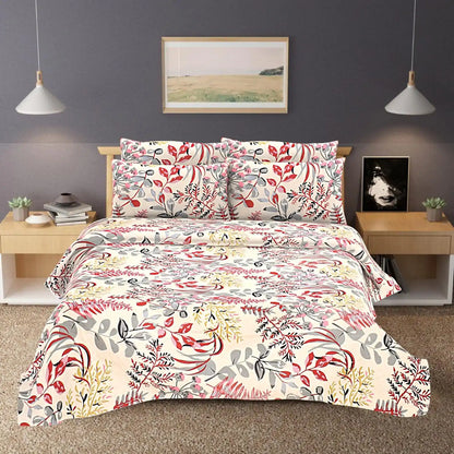 Floral Fest Double Bed Bedsheet