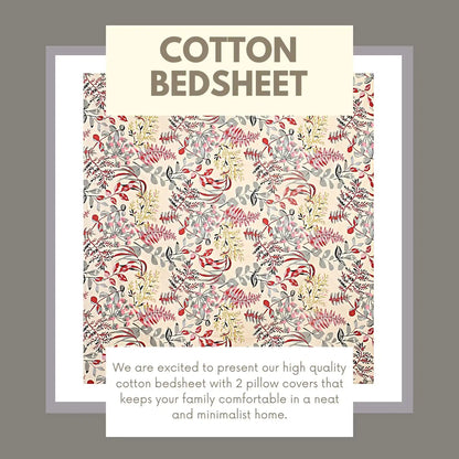Floral Fest Double Bed Bedsheet