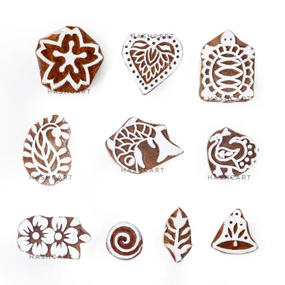 Wooden Stamps for Block Printing