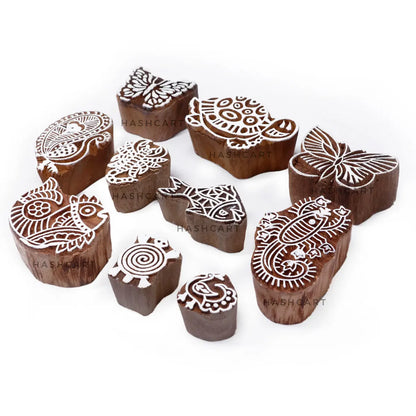 Indian Block Print Stamps
