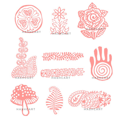 Page Printing Wood Blocks