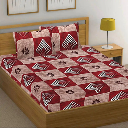 Pattern Play Double Bed Bedsheet Set