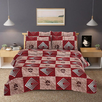 Pattern Play Double Bed Bedsheet Set