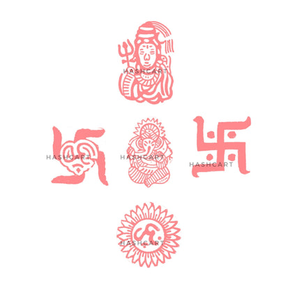 Religious Printing Blocks for Tattoo Print