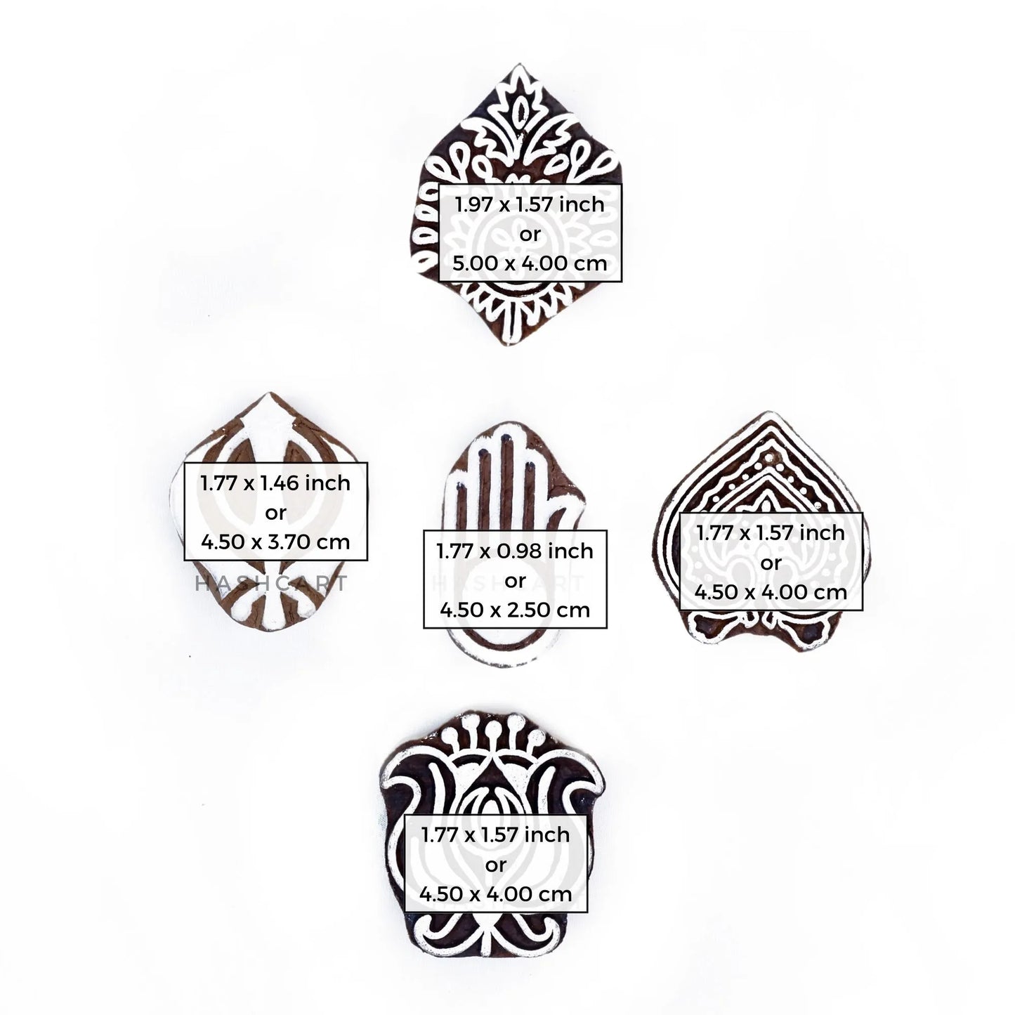 Wooden Hand Blocks for Printing