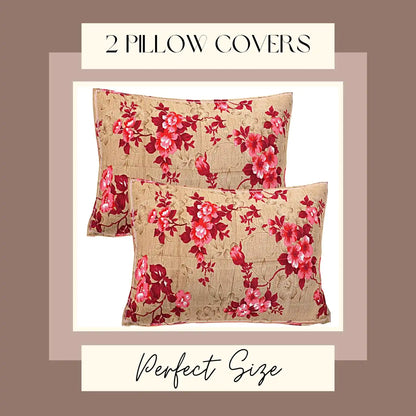 Floral Garden Double Bed Bedsheet