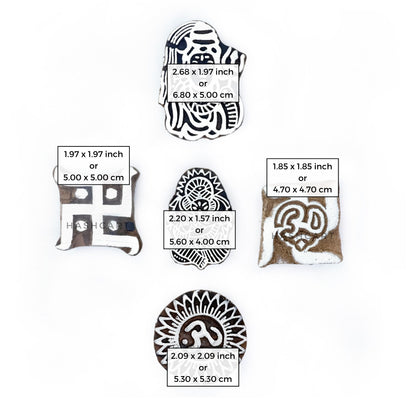 Religious Printing Blocks for Tattoo Print