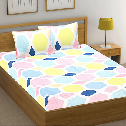 Pentagon Diamond Double Bed Bedsheet