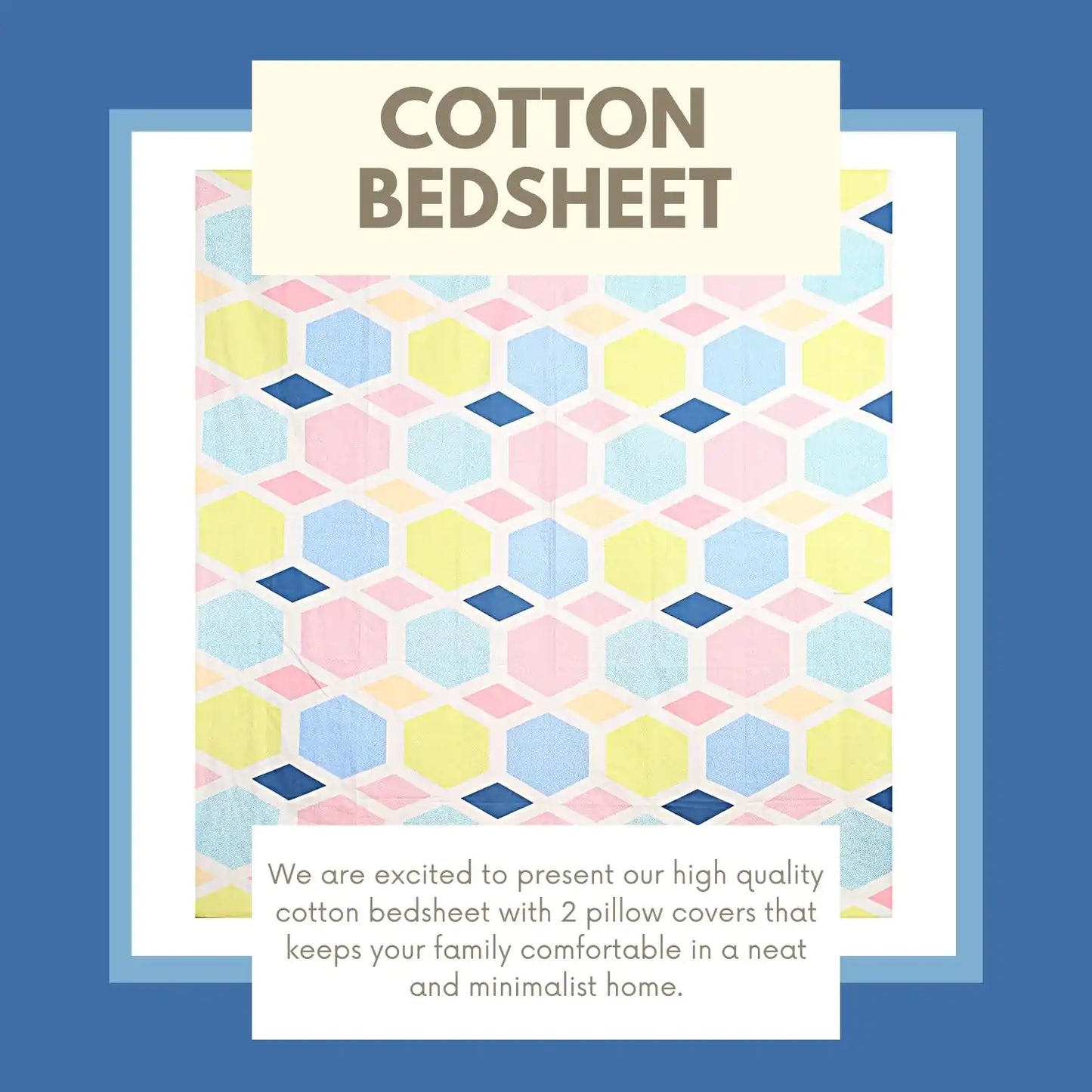 Pentagon Diamond Double Bed Bedsheet