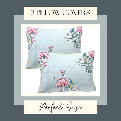 Bright Bloom Fitted Double Bed Bedsheet