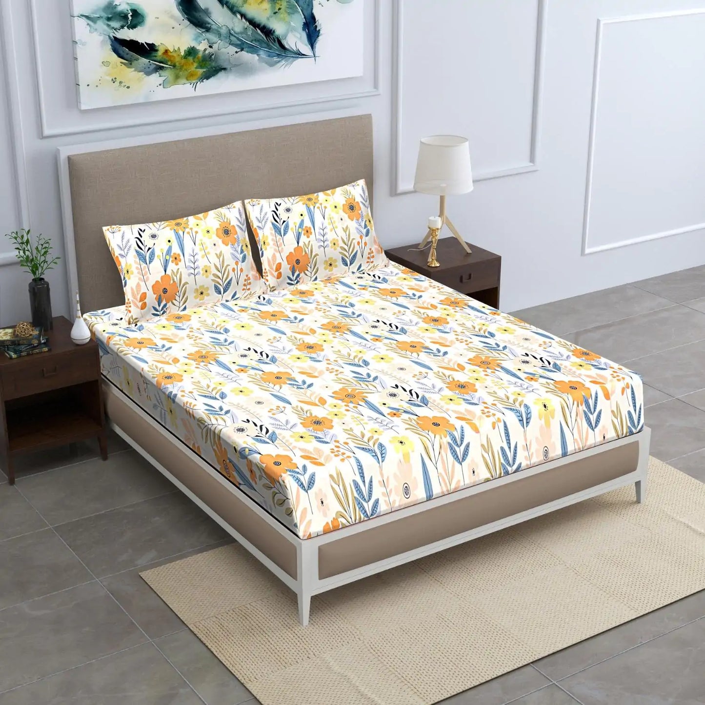 Hawaii Island Fitted Bedsheet