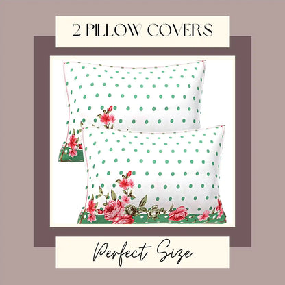 Floral Land Double Bed Bedsheet